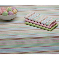 Pastel Colors Zigzag Stripe Cotton Tablecloth - A Gifted Solution