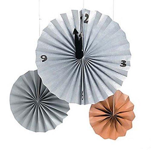 Countdown Clock Paper Fan Decoration