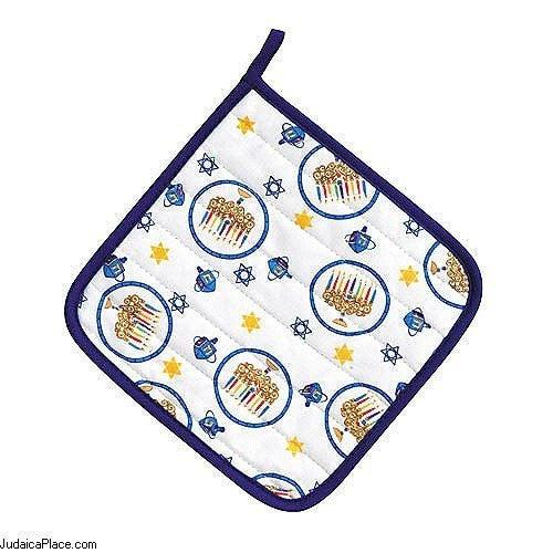 Hanukkah Theme Pot Holder - A Gifted Solution