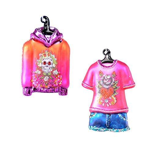 One Hundred 80 Degrees Tattoo Shirts Hanging Ornaments (Set/2)