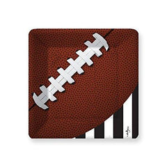 Football Touchdown Salad/Dessert Paper Plates - A Gifted Solution