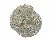 Split P Silver Beaded Flower Napkin Rings (Set/4) - A Gifted Solution