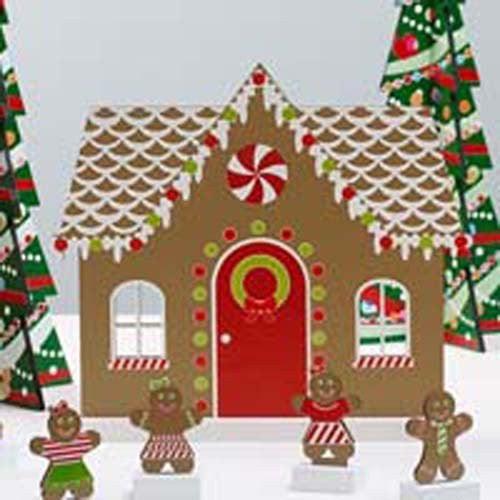 Gingerbread House and Figurines Set