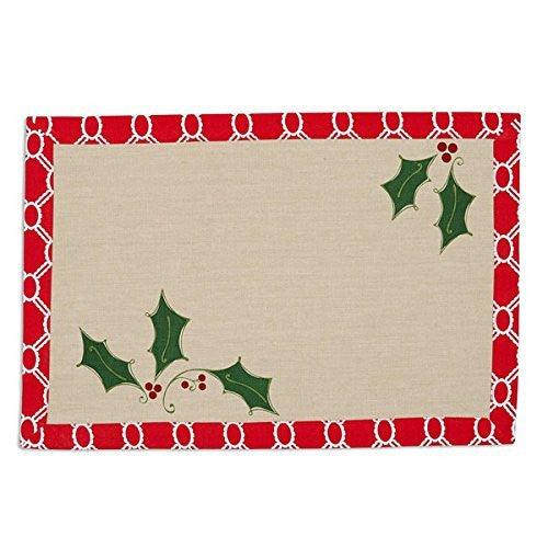 Holly Jolly Printed Reversible Placemats (set/4)