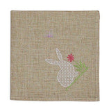 Embroidered Bunny Tan Cloth Napkins (Set/4) - A Gifted Solution