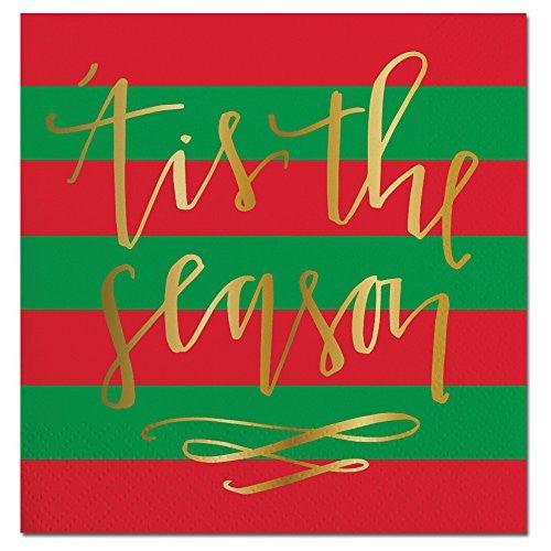 Tis the Season Christmas Paper Napkins