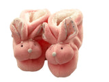 Soft Bunny Booties 4-6 mo., Pink - A Gifted Solution