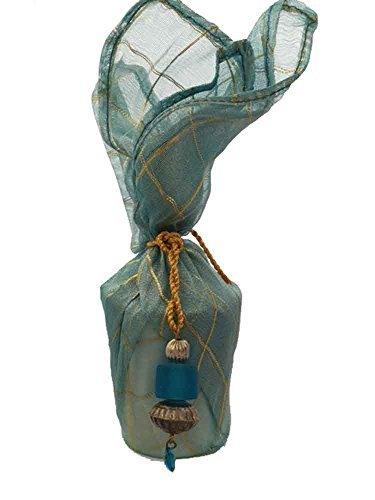 Two's Company Votive Candleholder Wrapped in Organza - A Gifted Solution