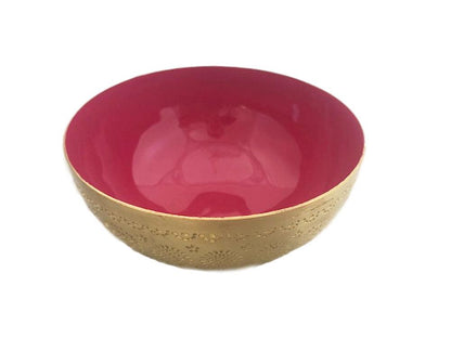 Colorful Brass Food Safe Bowl - A Gifted Solution