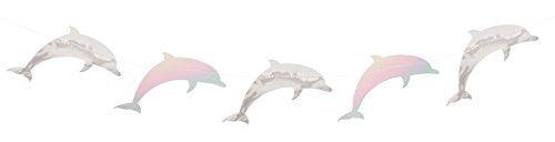 Silver Foil Dolphins Garland