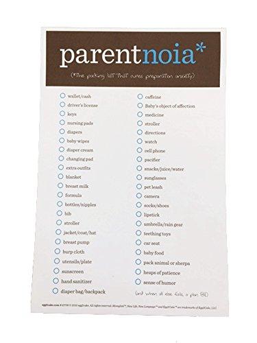 Egg2Cake Parentnoia Checklist Notepad for New Parents
