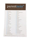 Egg2Cake Parentnoia Checklist Notepad for New Parents - A Gifted Solution