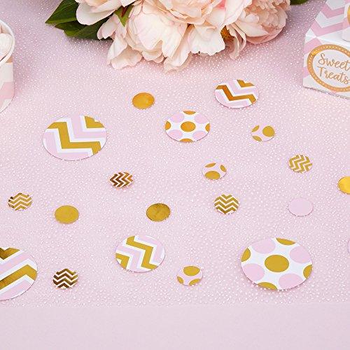 Pattern Works Pink and Gold Foil Table Confetti