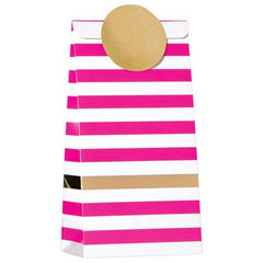 Pink Stripe Gift Bag