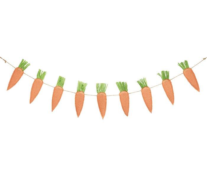 Jute Carrots Wall Hanging Garland