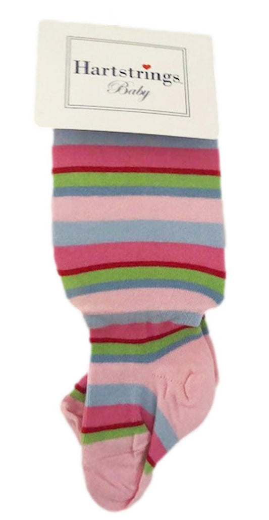 Hartstrings Pink Green Blue Baby Tights