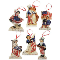 Bethany Lowe Americana Die-Cut Ornaments