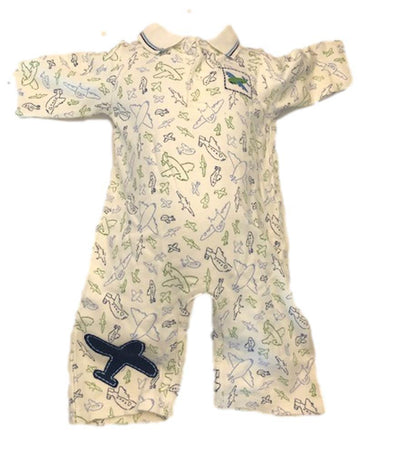 Hartstrings Airplane Design Baby Romper