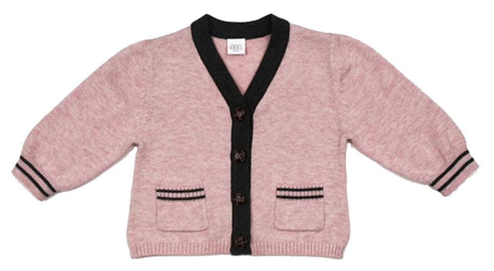 Pink Knit Infant Cardigan 6-12 months