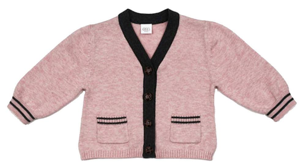 EGG Baby Pink Knit Infant Cardigan 6-12 months