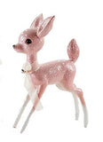 Retro Theme Pink Deer Figurine