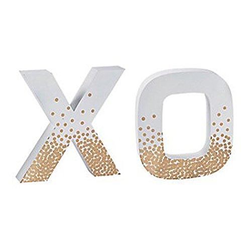 X and O Hugs and Kisses Decorative Letters
