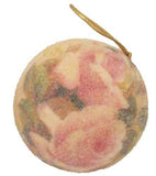 Sugar Glitter Faded Roses Design Hanging Ball Ornaments (Set/4)