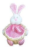 Pink Gingham Easter Basket