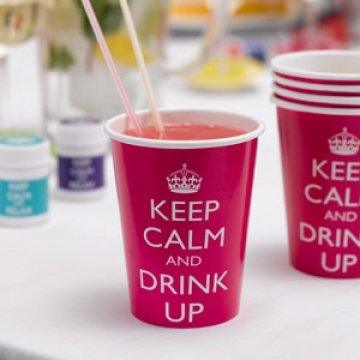 Keep Calm Paper Cups