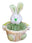 Green Gingham Easter Basket