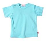 Aqua Short Sleeve Baby Tee Shirt - A Gifted Solution