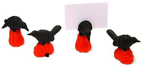 Black Raven Placecard Holders