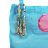 Blue Sarong with Matching Bag and Bracelet - A Gifted Solution