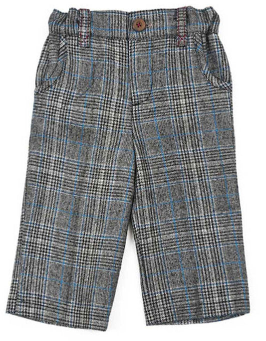 Infant Blue Tweed Pants