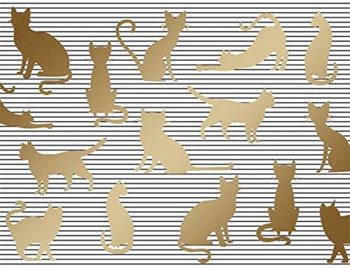  Cat Silhouettes  Blank Note Cards