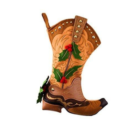 180 Degrees Christmas Stocking Cowboy Boot
