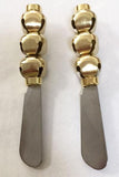 180 Degrees Gold Jingle Bell Spreaders