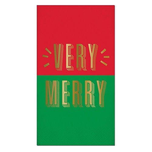 Very Merry Christmas Paper Guest Towels