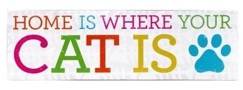 Home Is Where Your Cat Is Wall Decor - A Gifted Solution