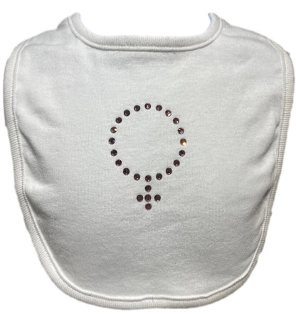 Color Crystal Gender Symbol Baby Bib - A Gifted Solution