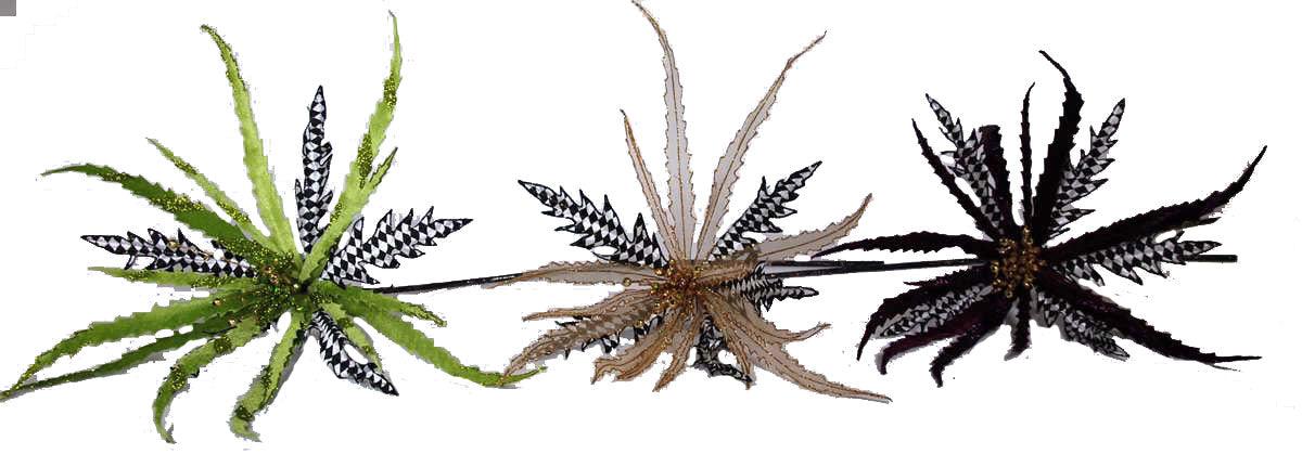Katherine's Collection Mardi Gras Flower Stems