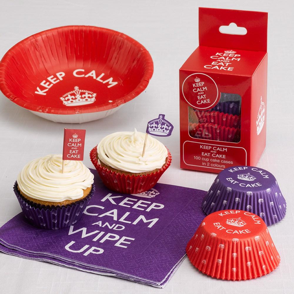Keep Calm Party Cupcake Cases
