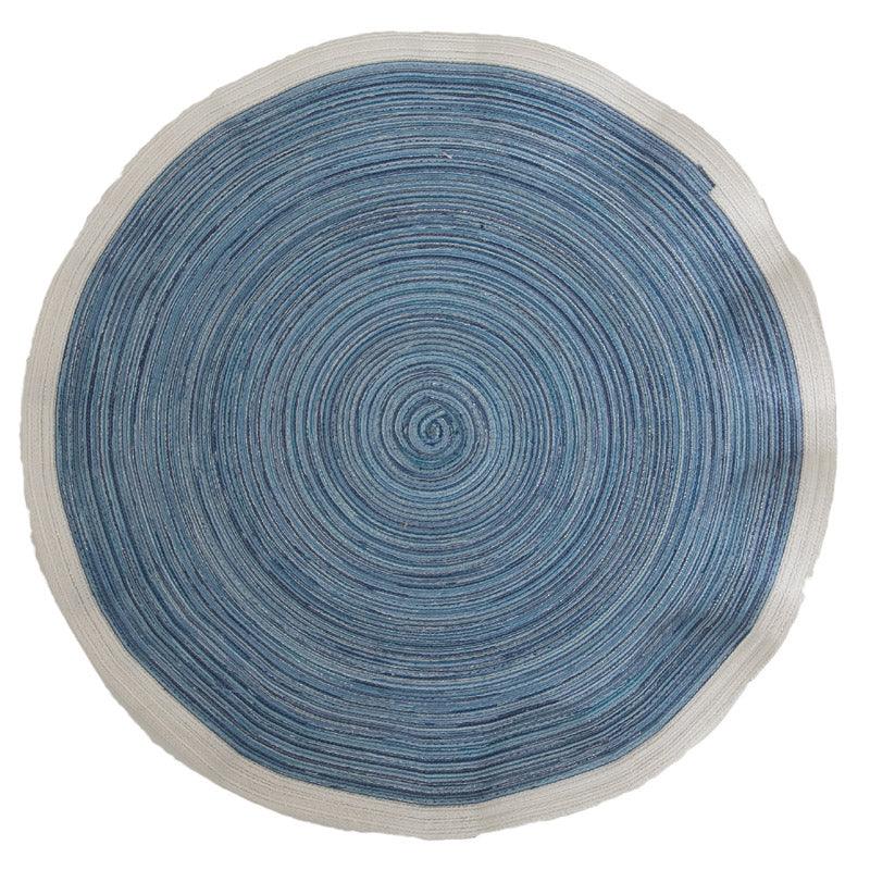 Light Blue Lurex Round Placemats  Set of two  