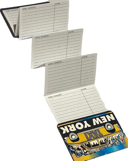 New York City Yellow Taxi Magnet and Address Book - A Gifted Solution