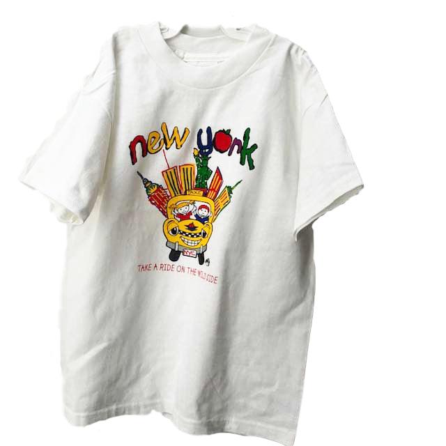 New York City Skyline and Yellow Taxi Kid's Tee Shirt - A Gifted Solution
