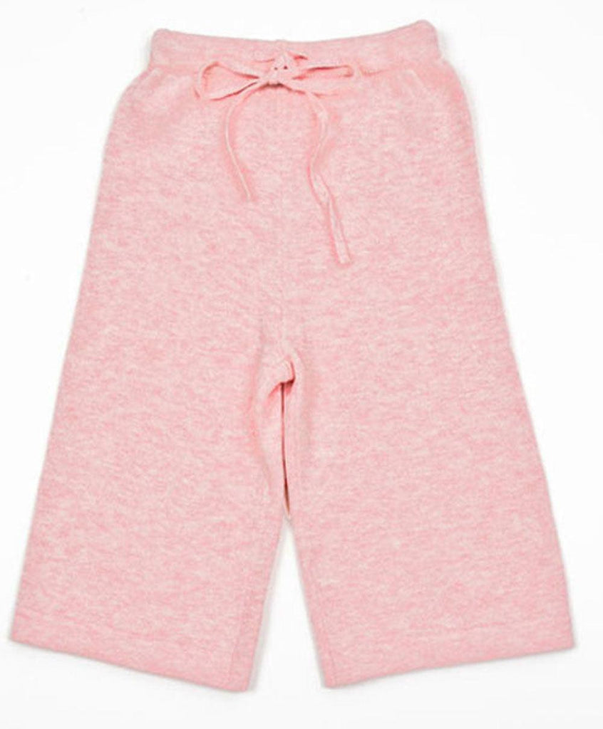 EGG Baby Pink Cotton Knit Infant Pants 6-12 months