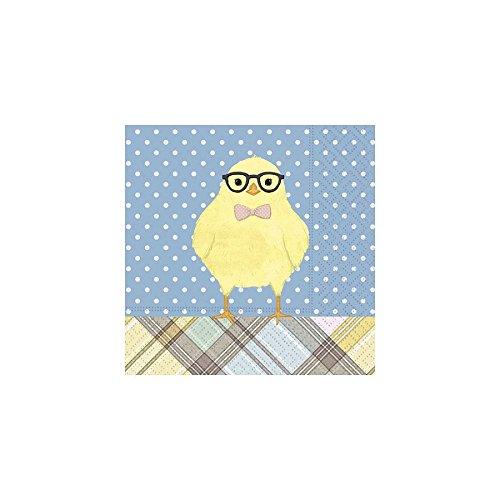 Plaid Chick Beverage Paper Napkins