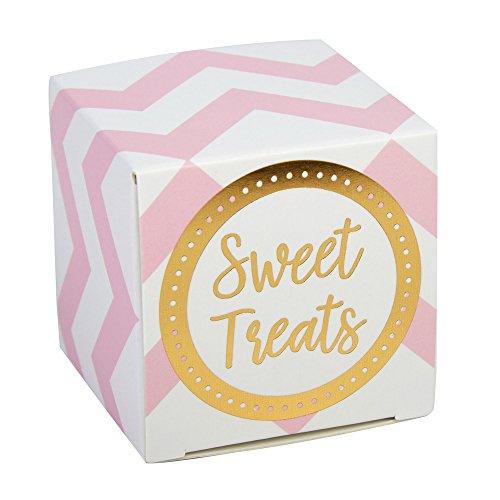 Neviti Pattern Works Pink and White Sweet Treats Party Favor Boxes