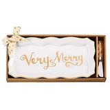 Very Merry Platter and Spreader Set