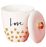 Heart of Gold Porcelain Votive Candle Holder - A Gifted Solution